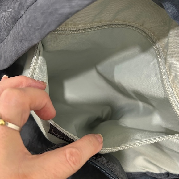 Kipling Original Ridge Large Ziptop Charcoal Gray Backpack BP2004 - Picture 12 of 16